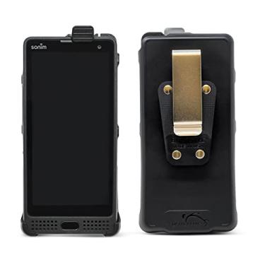 Imagem de Coldre inquebrável TurtleBack Balastec feito para Sonim XP10 - Clipe de cinto giratório removível | Feito nos EUA