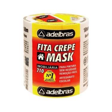 Imagem de Fita Crepe 18mmX50m Adelbras Mask 710 C/6
