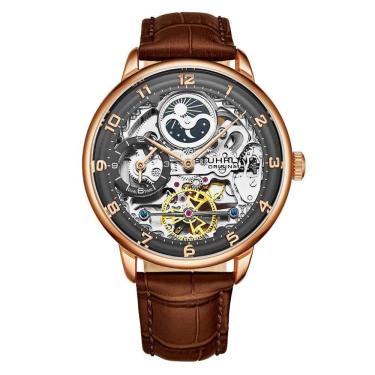 Imagem de Relógio Masculino Stuhrling 3925 Automático 40mm, Ouro Rosa