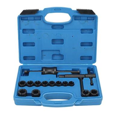 Imagem de Ferramenta de remoção de pistão de pinça de freio de motocicleta GRCFUMO, kit de ferramentas de remoção de pistão de pinça de freio com caixa de plástico, ferramenta de reparo de