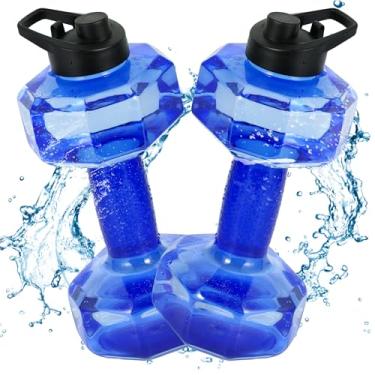 Imagem de YOTAN 2 pesos de água para exercícios de piscina, halteres de água, resistência à piscina, pesos leves de piscina para resistência a exercícios aquáticos, equipamento de hidroginástica para terapia