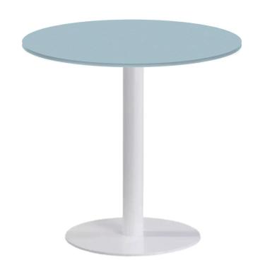 Imagem de Mesa Pisa Beta Fratini Disco Redondo Branco Tampo MDP