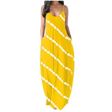 Imagem de Moda feminina casual plus size listrada com decote em V bolsos manga c