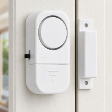 Imagem de Sensor De Segurança Porta Janela Com Alarme Magnético Residencial Come