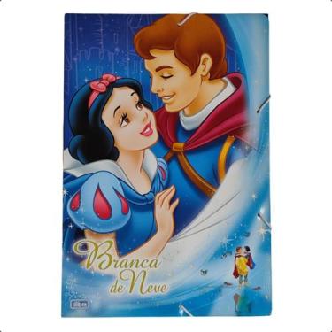 Imagem de Pasta Aba Elástica Ofício Papel Cartão Estampada Princesas - Tilibra, 