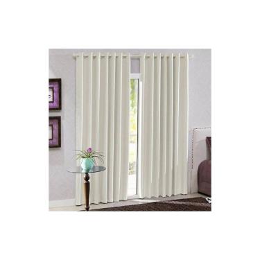 Imagem de Cortina Bella Janela 420x230 cm Tecido Corta Luz Marfim 2