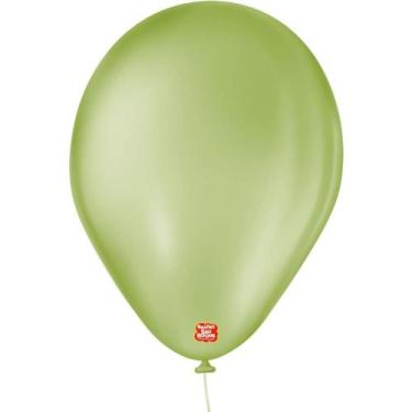 Imagem de Balão Imperial Nº70 Verde Eucalipto - Pacote com 50 Unidades - Sao Roq