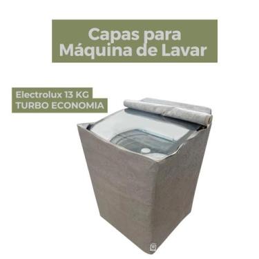 Imagem de Capa lavadora electrolux 13kg turbo economia impermeável flex - Capas 