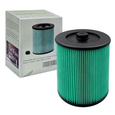 Imagem de FilledwithLove Filtro de vácuo HEPA 17912 e 9-17912 compatível com Craftsman, filtro nº 9-17912 serve para aspiradores de 5, 6, 8, 9, 12, 14, 16 e 32 gal ou maior, feito após 1988