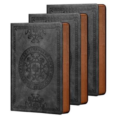 Imagem de Caderno CAGIE Couro Vintage para Homens - 180 Páginas