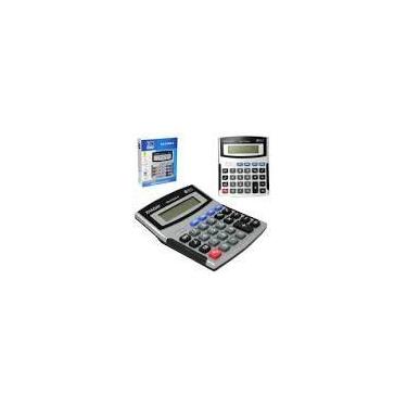 Imagem de Calculadora eletronica 12 digitos a pilha 13,7x11,3cm - XH COMERCIO