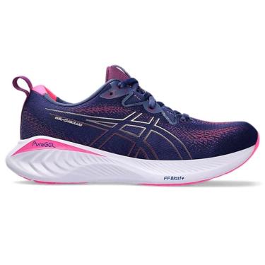 Imagem de Tênis Asics Gel-Cumulus 25 Feminino - Azul+Rosa