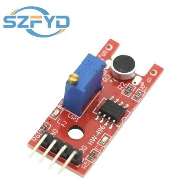 Imagem de Módulo Sensor De Som Para Arduino MAX4466 MAX9814 Interruptor De Contr