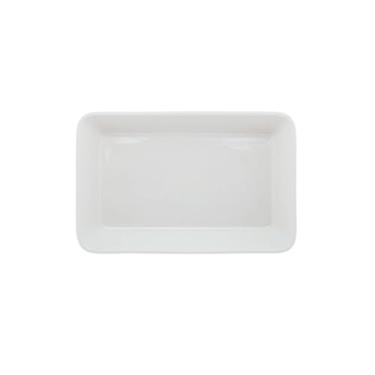 Imagem de Genérico, Travessa Refratario de Porcelana Retangular Branco 25,5cm