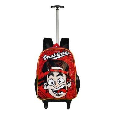 Imagem de Mochila Enaldinho Rodinhas Infantil Masculina Youtuber G - Luxcel