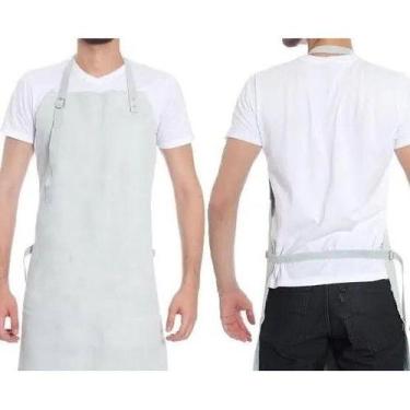 Imagem de Avental Raspa Couro 0.60x1.00m Sem Emenda C.a + Luva Brinde - plastcor