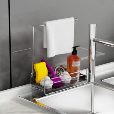 Imagem de KABUM Suporte de esponja de aço inoxidável 304 com toalheiro