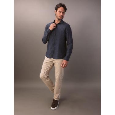 Imagem de Camisa de Manga Longa  em Linho Calvin Klein-Masculino