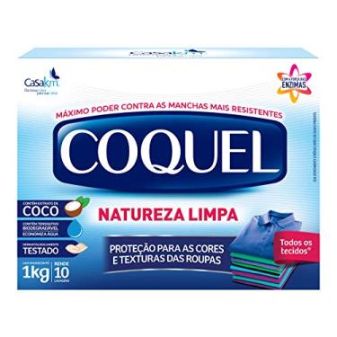 Imagem de Lava Roupas em Pó Coquel Natureza Limpa, Casa Km, 1Kg
