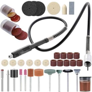 Imagem de Kit Eixo Flexível Chicote 105 Acessórios Para Micro Retífica - Dremax