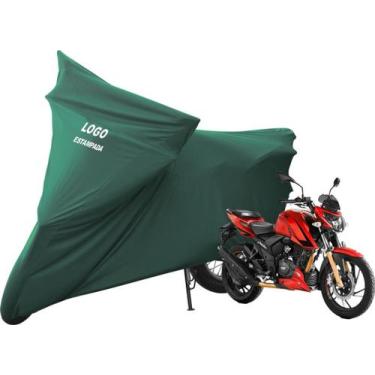 Imagem de Capa Protetora Para Cobrir Moto DafraApache RTR 200 - Mz, Verde