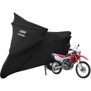 Imagem de Capa Moto Honda CRF 250L De Tecido Lycra Alta Durabilidade - Mz, Preta