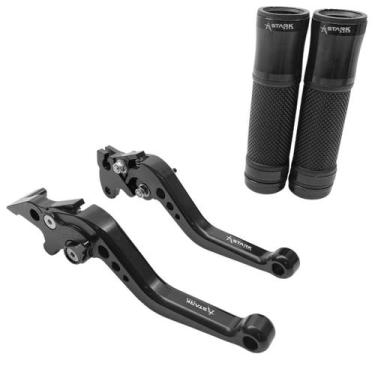 Imagem de Kit Manete Manopla Esportivo Yes 125 Intruder 125 Riva Dafra - Stark R