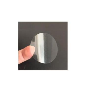 Imagem de 1.000 Etiquetas Redonda Bolinha Transparente Lacre Adesivo - RPrint Et