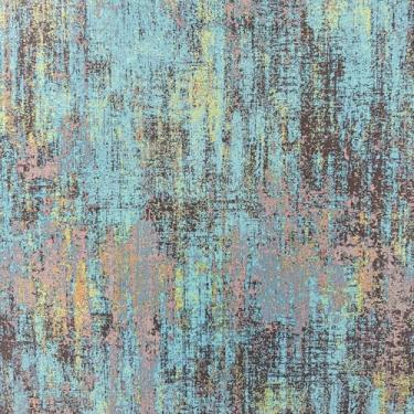 Imagem de WY-BSO Forros de gaveta metálicos vintage para armários de cozinha, papel decorativo de prateleira de filme de vinil para adesivo de cômoda de quarto (azul, 44 cm x 299 cm)