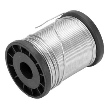 Imagem de MTX Arame De Aço Galvanizado 0,9Mm 50M Para Fixação Esticadores E Amarração Com Alta Resistência Contra Corrosão Uso Profissional Em Logística Artesanato Construção E Reparos Domésticos (4775455)