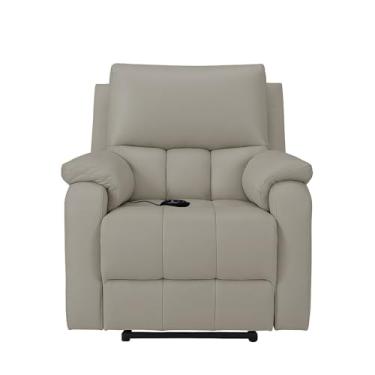 Imagem de Poltrona Motorizada Ravenna Reclinável Papai Couríssimo Império Estofados (CINZA 868)