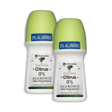 Imagem de Kit 2un Desodorante Natural Roll-on Sem Alumínio Citrus 50ml Schraiber
