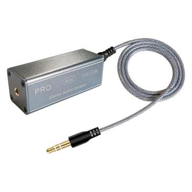 Imagem de Isolador de filtro de ruído de 3,5 mm WiSwinda Pro Hum Eliminator