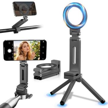 Imagem de Suporte magnético para tripé para telefone FunAPricity Grey