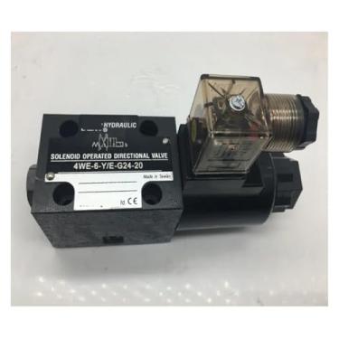 Imagem de Válvula direcional operada por solenoide hidráulico 4WE-6-D/E-G24-20 4WE-6-Y/E-G24-20 4WE-6-D/E-W220/50-20 4WE-6-A/B/E-W220-50-20(4WE-6-C)