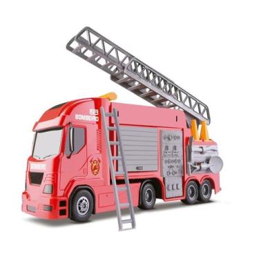 Imagem de Caminhão De Bombeiro Pollux Grande c/ Acess. - 47cm - Silmar