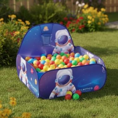 Imagem de Piscina de Bolinha Infantil 50 Bolas Astronauta