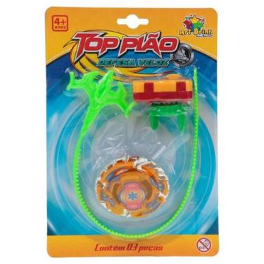 Imagem de Pião Defesa Com Disparador Blayblade Lançador Brinquedo Infantil - Art