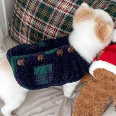 Imagem de Acouto Roupas de Inverno para Cães Aconchegantes e Elegantes de Raças Pequenas - Roupas para Animais de Estimação Bichon Frise, Pomeranian, Poodle - Inclui Lenço Combinando, Calor Extra e Moderno -