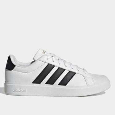 Imagem de Tênis Adidas Streettalk Masculino, Branco, Preto, 42