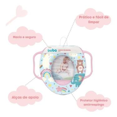 Imagem de Redutor de Assento Arco-Íris Infantil Antirrespingo - Buba