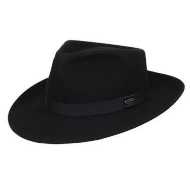 Imagem de Chapéu Social de Feltro Preto Ramenzoni 33486, 57, Preto