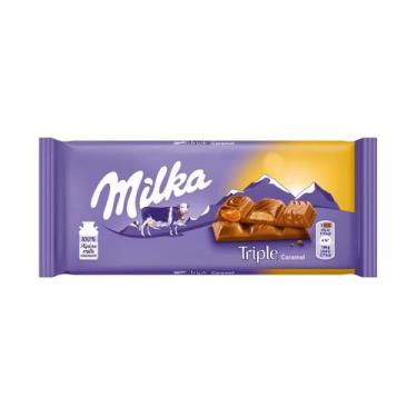 Imagem de Chocolate Triple Caramelo Milka 90G