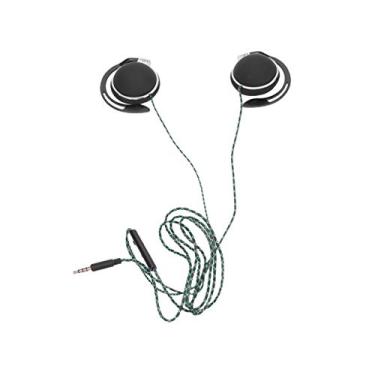 Imagem de Fones de ouvido tipo clipe Baluue – 3,5 mm de áudio esportivo, com fio, fones de ouvido estéreo, portátil, com microfone e controlador de chamadas