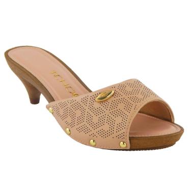 Imagem de Tamanco Tchocco Feminino Couro Soft  47208 Rosa