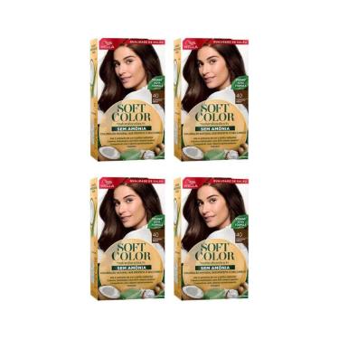 Imagem de Coloraçao Soft Color 40 Castanho Medio-Kit C/4Un