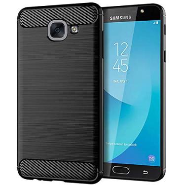 Imagem de Capa para Samsung Galaxy J7 Max, sensação macia, proteção total, anti-arranhões e impressões digitais + capa de celular resistente a arranhões para Samsung Galaxy J7 Max