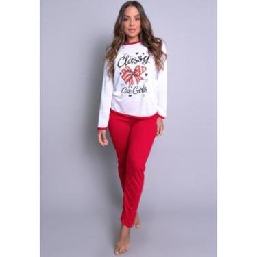 Imagem de Pijama MVB Modas Longo Inverno Feminino-Feminino