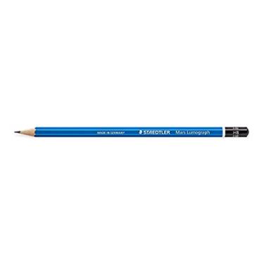 Imagem de STAEDTLER Lápis Grafite Mars Lumograph 1 Unidade - 100-HB - Lápis Profissional Para Desenho Artístico Com Grafite de Alta Resistência e Madeira Certificada PEFC