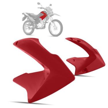 Imagem de Aba Do Tanque Lateral Par Moto Bros 150 2009 2010 2011 2012 - Pro Tork